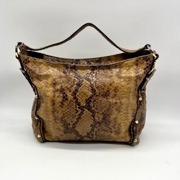 EUC Michael Kors Snakeskin Embossed Shoulder Bag Michael Kors Snakeskin Embossed Shoulder Bag